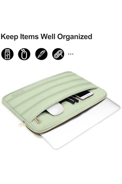 Mosiso 13-14 inch Laptop Case, 13.3 inch Puffy Laptop Sleeve Compatible with MacBook Air 13 13.6 M3