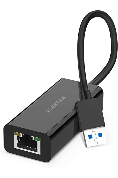 LENTION USB 3.0 to Gigabit Ethernet Adapter, 1000M RJ45 Wired LAN Network Connector