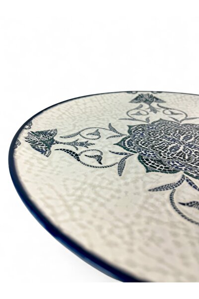 La Mediterranea Ceramic platter 32.5 cm – Mediterranean model, ideal for salads or pizza