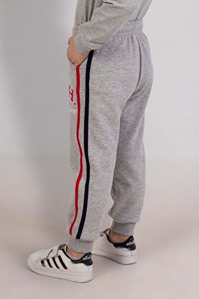 ww waka waka kids store Boy's Ath Printed Sweatpants – Gray and Navy Blue Colors