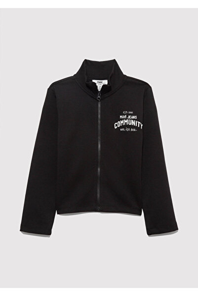 Mavi Sunset Boulevard Black Girl's Sweatshirt M7S10129-900