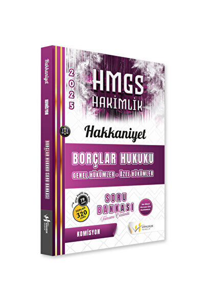 Yetki Yayıncılık HAKKANİYET BORÇLAR HUKUKU SORU BANKASI 2025