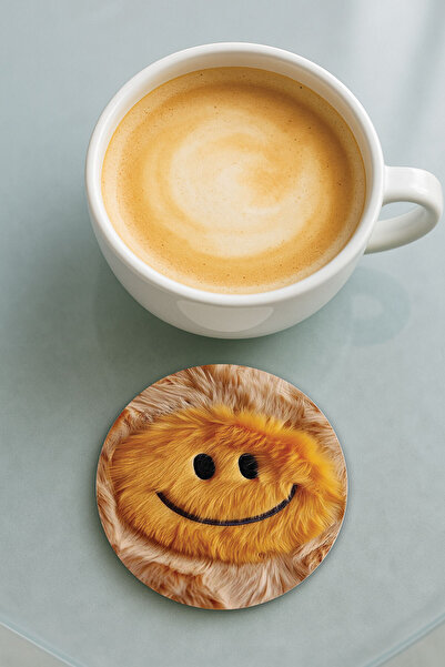 Cekuonline قاعدة كوب دائرية من البليكسي مع نقش مطبوع وتصميم فريد