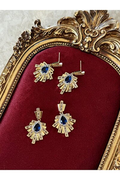 h&b design jewel Lavicert Taşlı Tasarım Küpe