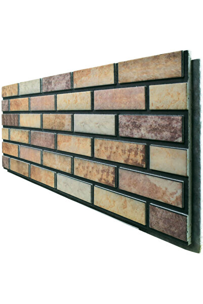 Pandekor 5 Adet (3M2) x Tuğla Strafor DIŞ CEPHE Duvar Paneli (DCT-512)