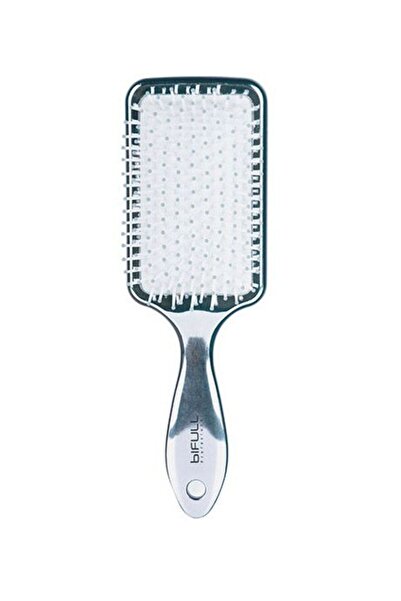 Bifull Βούρτσα για ξεμπέρδεμα μαλλιών με φινίρισμα καθρέφτη - Racket Chrome S...