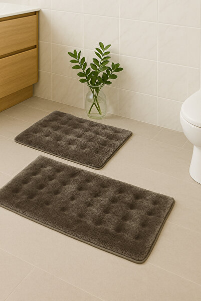 Frt Export Μοκέτα μπάνιου που απορροφά το νερό, βελούδινο χαλί (50x60 και 80x...