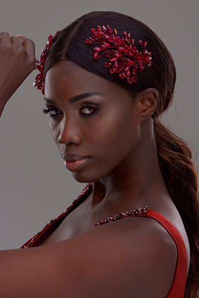 Hayalperest boncuk إكسسوار شعر نسائي من حجر الكريستال من بييا، تاج للعروس والخطوبة