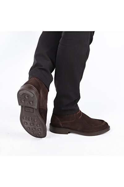 Aintap Hakiki Süet Deri Erkek Günlük Bot