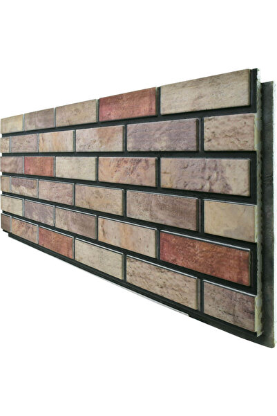 Pandekor 5 Adet (3M2) x Tuğla Strafor DIŞ CEPHE Duvar Paneli (DCT-504)