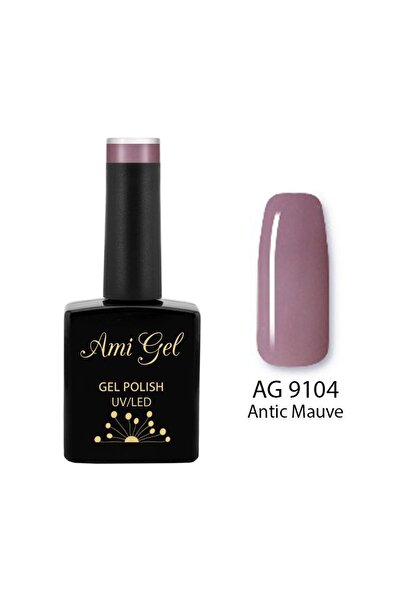 Ami Gel Gel de Baza Colorat - Retro 2 Ways Base Gel Polish Antic Mauve AG9104 14ml - Ami Gel