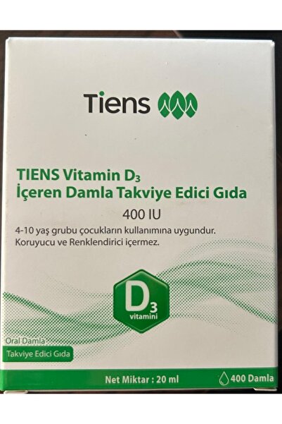 Tiens Vitamin D3 İçeren takviye edici Gıda