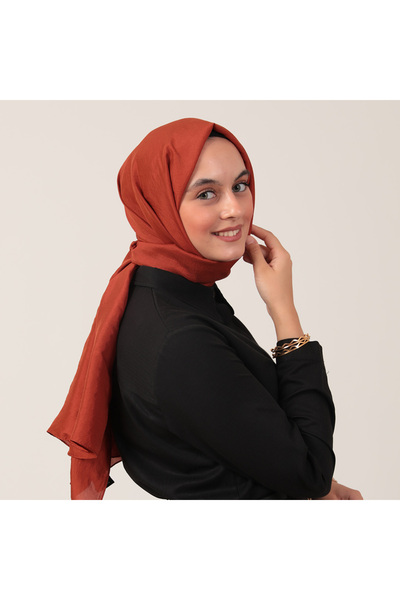 ipekistanbul Şal din bumbac - scorțișoară