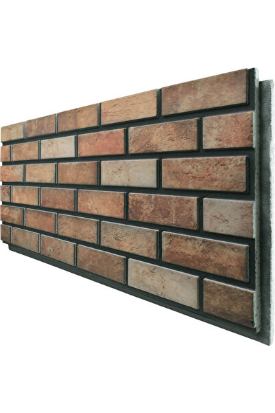 Pandekor 5 Adet (3M2) x Tuğla Strafor DIŞ CEPHE Duvar Paneli (DCT-502)
