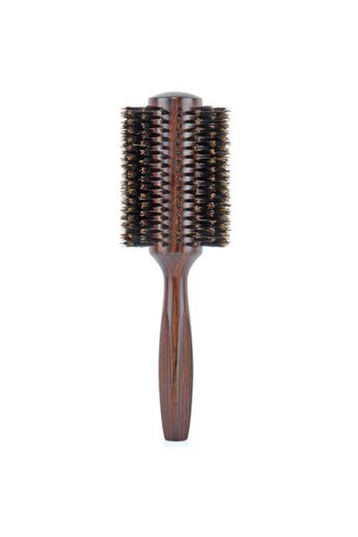 Bifull Pensulă rotundă cu lemn de abanos și păr 100% de mistreț - Abanos nr. 78