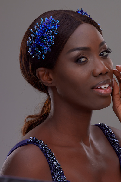 Hayalperest boncuk إكسسوار شعر نسائي من حجر الكريستال من بييا، تاج للعروس وال...