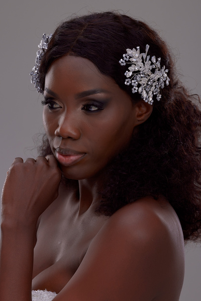 ESPEREST تاج شعر نسائي من حجر الكريستال من بييا، إكسسوار أنيق للعروس والخطوبة