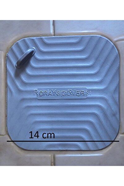 RENK YAPI RÜYASI Kare Kötü Koku Önleyici Silikon Mat Banyo Mutfak Lavabo Balkon Gider Tıpası Kapağı