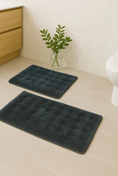 Frt Export Μοκέτα μπάνιου που απορροφά το νερό, βελούδινο χαλί (50x60 και 80x...
