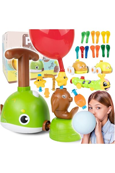 SOLTOY Balloon Inflating Toy for Kids SOLTOY® Puffer with Cars, Caterpillar, Starfish, Fish, Balloons and