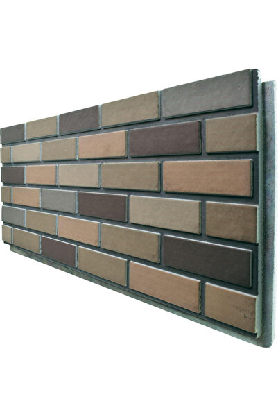 Pandekor 5 Adet (3M2) x Tuğla Strafor DIŞ CEPHE Duvar Paneli (DCT-509)