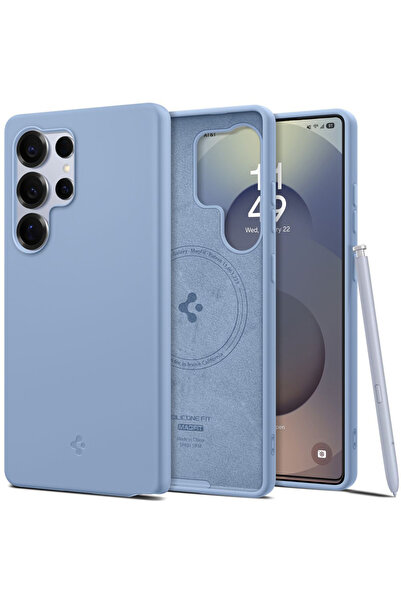 Spigen Θήκη Husafe για Samsung Galaxy S25 Ultra με σιλικόνη και εφαρμογή MagS...