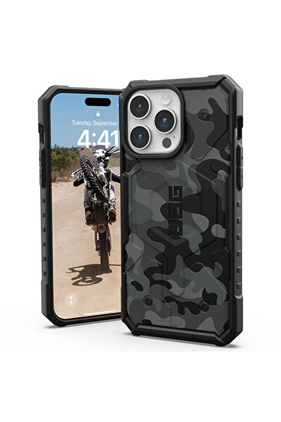 UAG Husa iPhone 15 Pro Pathfinder SE MagSafe, Midnight Camo