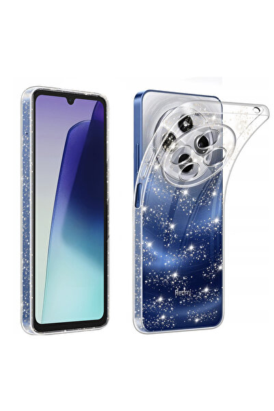 Techsuit Θήκη Xiaomi Redmi 14C SparkleSkin με glitter, διαφανής