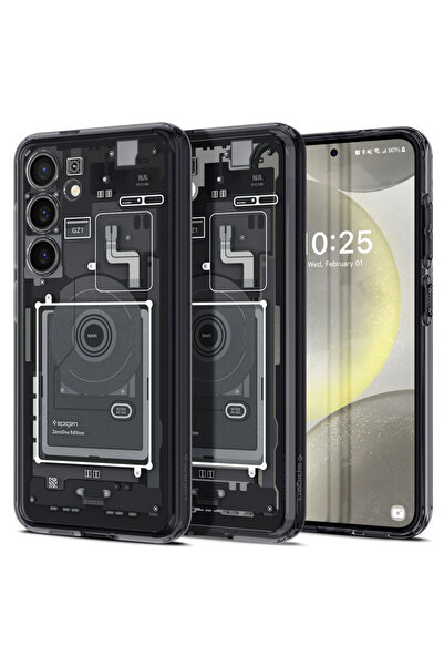 Spigen Husa Samsung Galaxy S24 Ultra Hybrid Zero One, negru