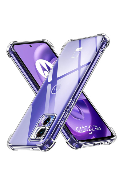 Techsuit Husa Motorola Edge 30 Neo Shockproof Clear Silicone, transparenta