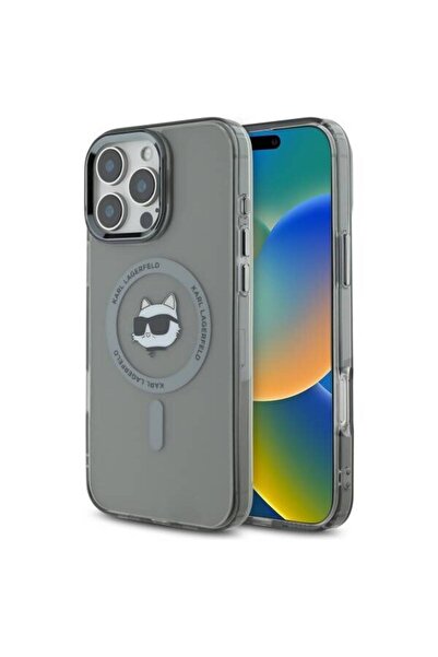 Karl Lagerfeld Husa iPhone 16 Pro Karl Lagerfeld IML MagSafe, Metal Choupette...