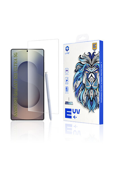 Lito Folie sticla Samsung Galaxy S25 Ultra UV Glue, transparenta