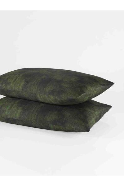 Karna Home Μαξιλαροθήκες 2 τεμαχίων σατέν με κομψή εκτύπωση