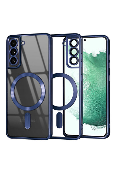 Techsuit Husa premium Samsung Galaxy S22 Plus 5G Luxury Crystal MagSafe, alba...