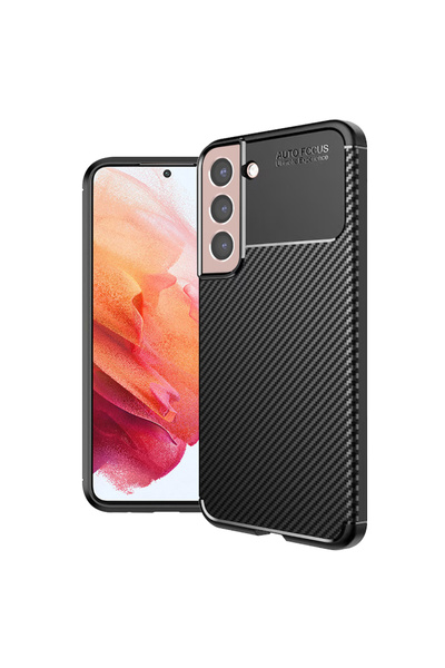 Techsuit Θήκη Samsung Galaxy S21 5G από ανθρακονήματα, μαύρη