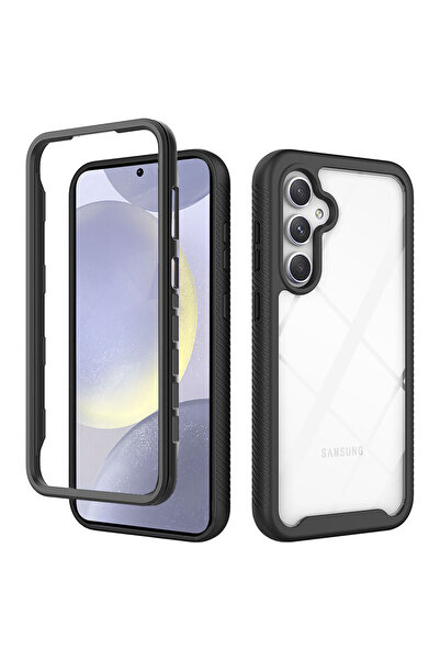 Techsuit [Pachet 360°] Husa + folie Samsung Galaxy S24 Plus Defense, negru