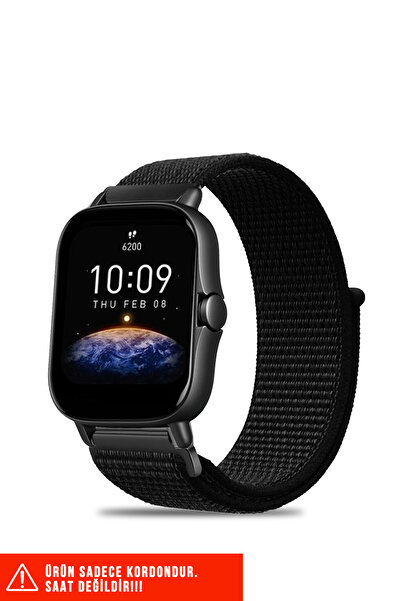 Nezih Case Amazfit Bip / Bip Lite / Bip U Pro / Active / Cheetah (Kare) / Bip 3 / Bip 3 Pro Uyumlu Kordon 20mm