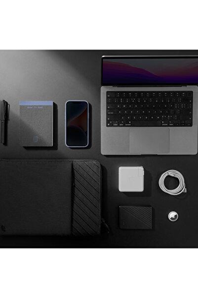 Tomtoc Tomtoc 360° shockproof 16 inch laptop case, black, A10F2D1