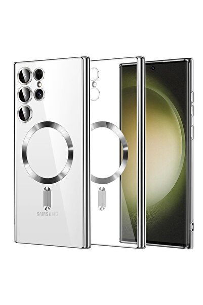 Techsuit Husa premium Samsung Galaxy S23 Ultra Luxury Crystal MagSafe, ασφάλεια