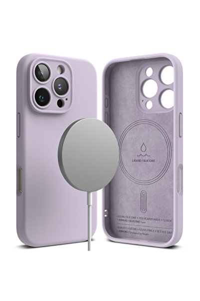 Ringke Husa iPhone 16 Pro Silicone Magnetic MagSafe, mov