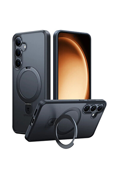 TORRAS Husa Samsung Galaxy S25 Plus Ostand MagSafe Series, negru