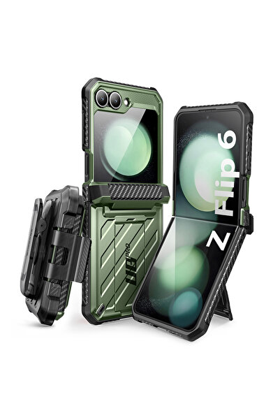 Supcase Husa Samsung Galaxy Z Flip6 Unicorn Beetle Pro, verde