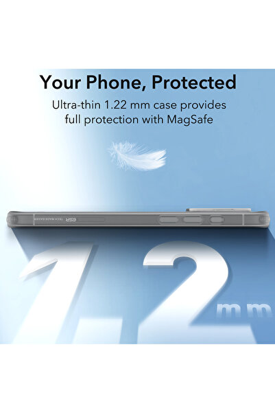 ESR Husa iPhone 16 Pro Zero HaloLock, gray