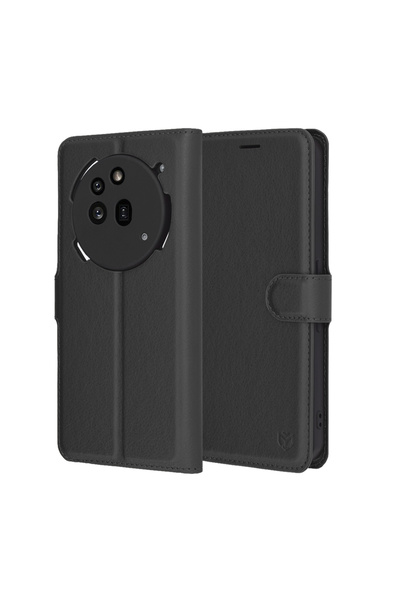 Techsuit Husa Nothing Phone (3a) Pro Leather Folio, negru