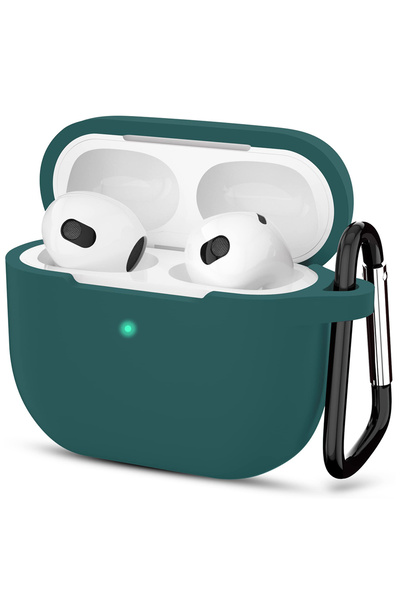 Techsuit Husa Apple AirPods 3 Silicone Case, verde inchis
