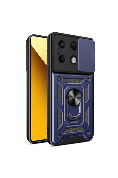 Techsuit Husa Xiaomi Redmi Note 13 5G protectie camera CamShield Series, alba...