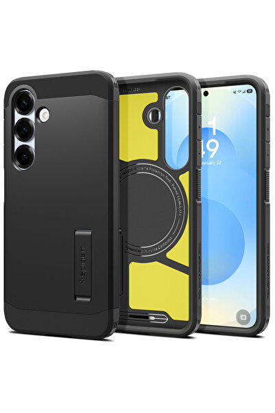 Spigen Husa Samsung Galaxy S25 Tough Armor MagSafe, negru