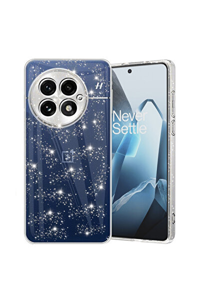 Techsuit OnePlus 13 SparkleSkin брокатен калъф, прозрачен