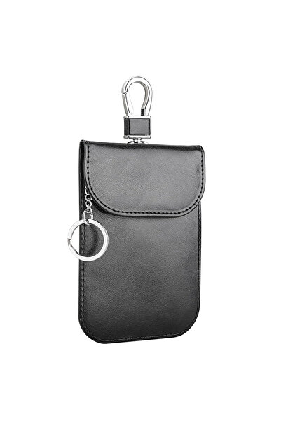 Techsuit Suport chei cu RFID protection AF2, EMF blocker, negru