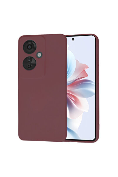 Techsuit Husa silicon Oppo Reno11 F SoftFlex, bordo